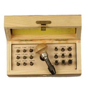 BEZEL SETTING BOX WITH 18 PUNCHES SET