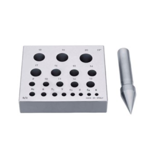 Bezel Block & Punch Collet Plate & Punch Round 4 To 14 mm 17 Degree