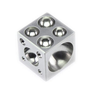 1.5" Dapping Block 17 Half Sphere 4 to 16,19,21,25,30mm Size - 1½" x 1½" x 1½"