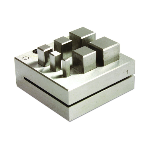 Square Disc Cutter Set of 7 pc Spring Loaded- 4x4mm, 6x6mm, 8x8mm, 10x10mm, 12x12mm, 14x14mm, 16x16mm