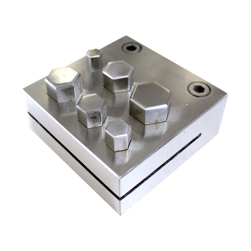 Hexagonal Disc Cutter Set of 6pc Sizes-8mm, 10mm, 12mm, 14mm, 16mm, 18mm,