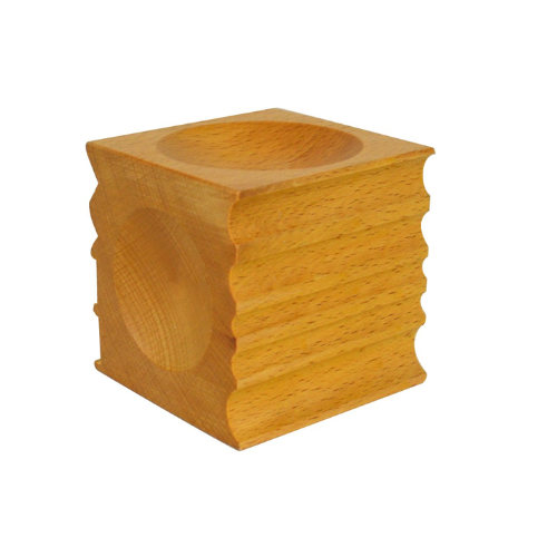 Wooden Forming Dapping Block, 2.75” x 2.75” x 2.75
