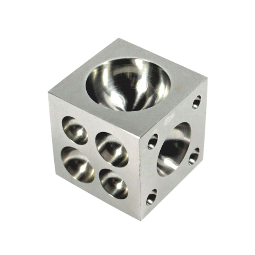 3" Dapping Block 26 Half Sphere (4 to 22,25,30,35,40,45,50,60)mm , Size - 3" x 3" x 3"