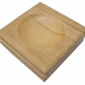 Large Wood Dapping Block 2 Large Concave