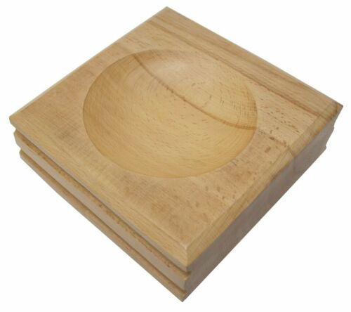 Large Wood Dapping Block 2 Large Concave